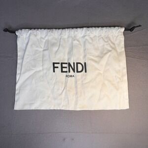 FENDI Roma Storage Drawstring Dust Bag 10 1/2" x 15" Authentic Italy🌺🌺